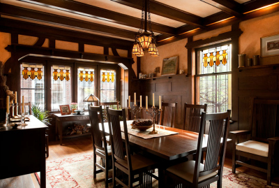 Adam J. and Pauline Mayer House, George Mann Niedecken – Photo © Zane Williams Adam J. and Pauline Mayer House, George Mann Niedecken – Photo © Zane Williams
